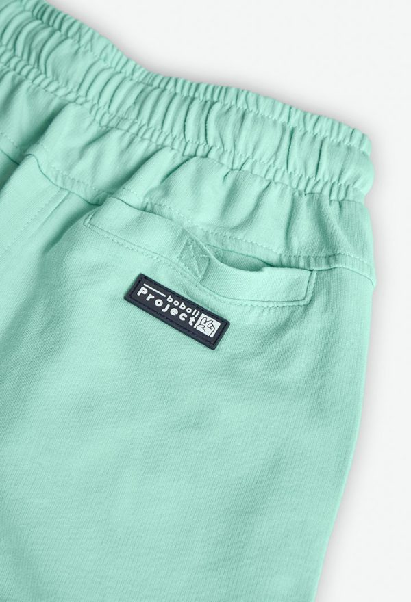 Fleece bermuda shorts for boy -BCI - Image 4