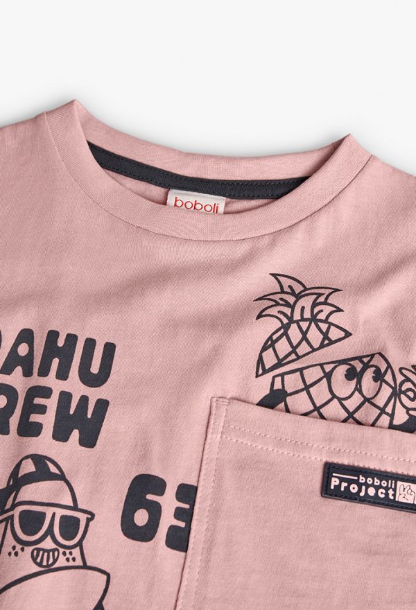 Knit t-Shirt for boy -BCI - Image 3
