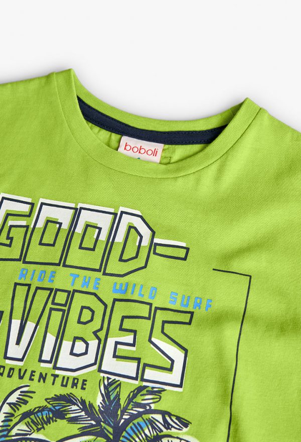 Knit t-Shirt for boy -BCI - Image 3