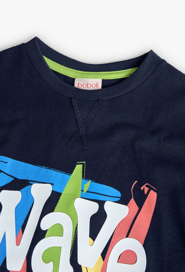 Knit t-Shirt for boy -BCI - Image 3