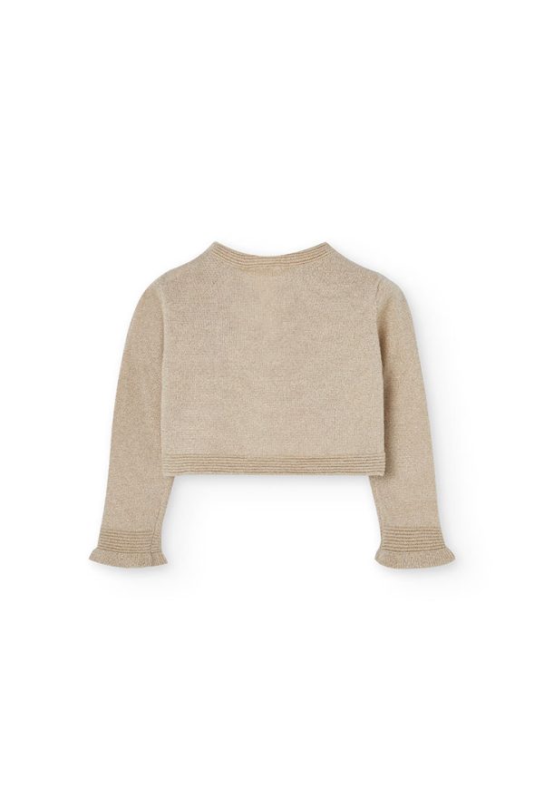Knitwear jacket for baby girl -BCI - Image 2