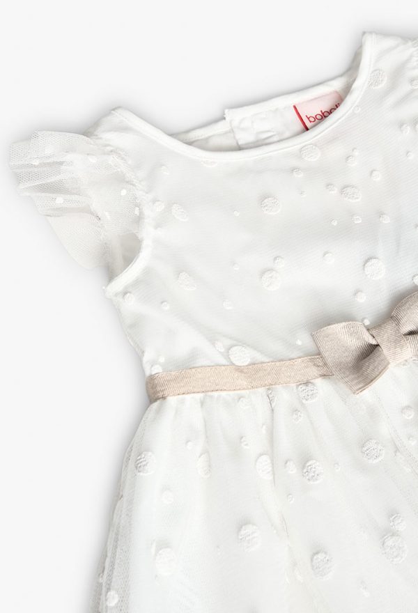 Tulle dress polka dot for baby girl -BCI - Image 3
