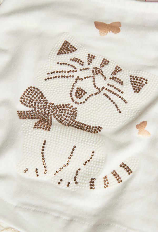 Knit t-Shirt for baby girl -BCI - Image 3