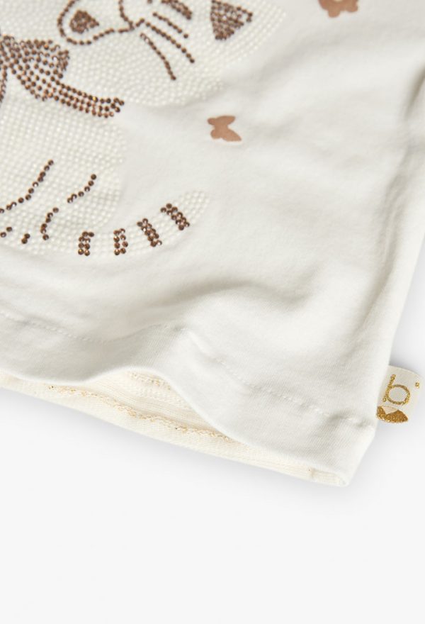 Knit t-Shirt for baby girl -BCI - Image 4