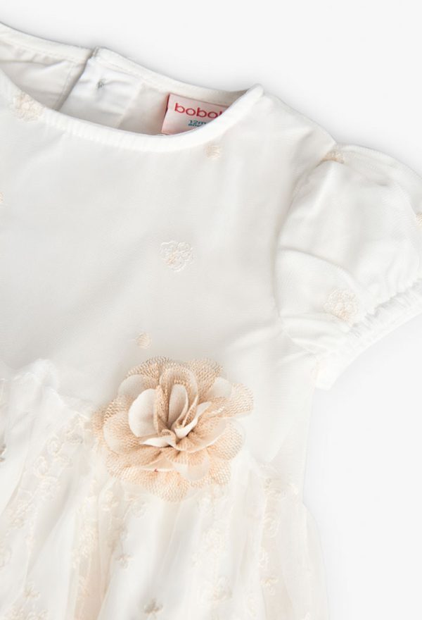Tulle dress embroidery for baby -BCI - Image 3
