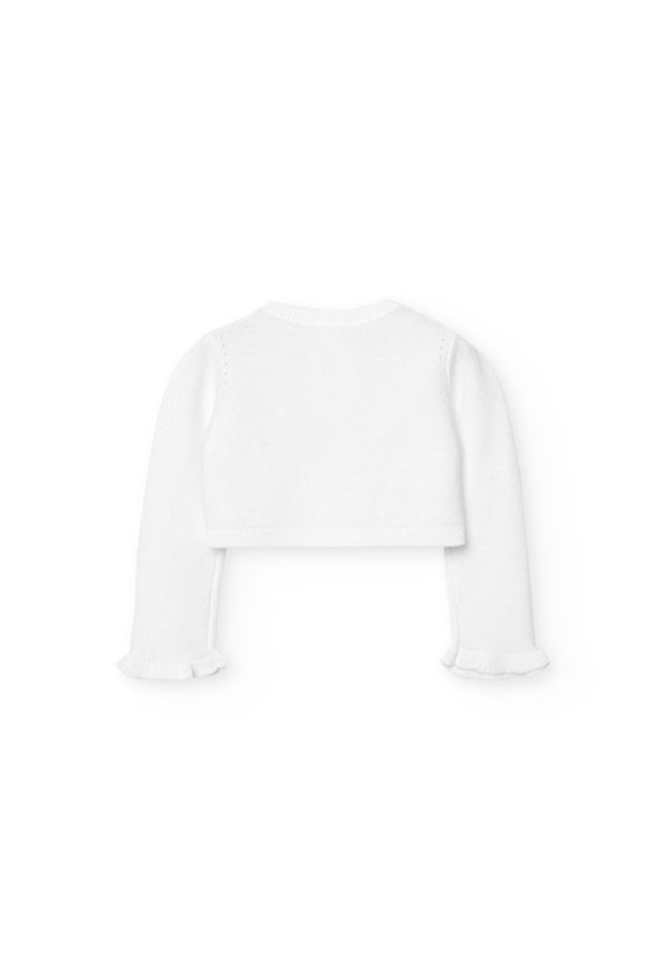Knitwear jacket for baby girl -BCI - Image 2