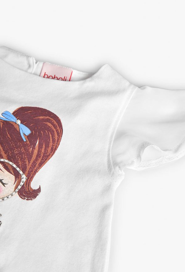 Stretch knit t-Shirt for baby -BCI - Image 3