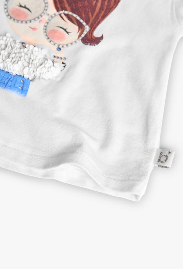 Stretch knit t-Shirt for baby -BCI - Image 4