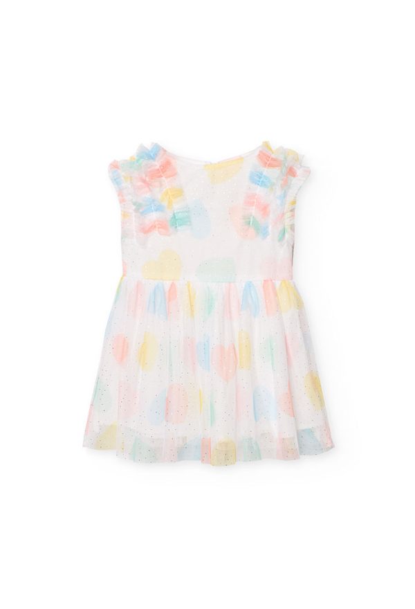 Tulle dress hearts for baby girl