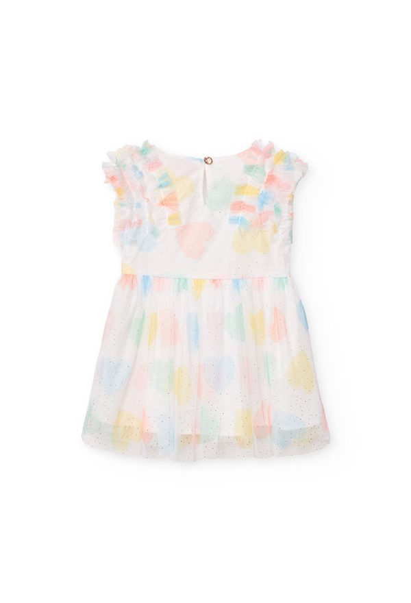 Tulle dress hearts for baby girl - Image 2