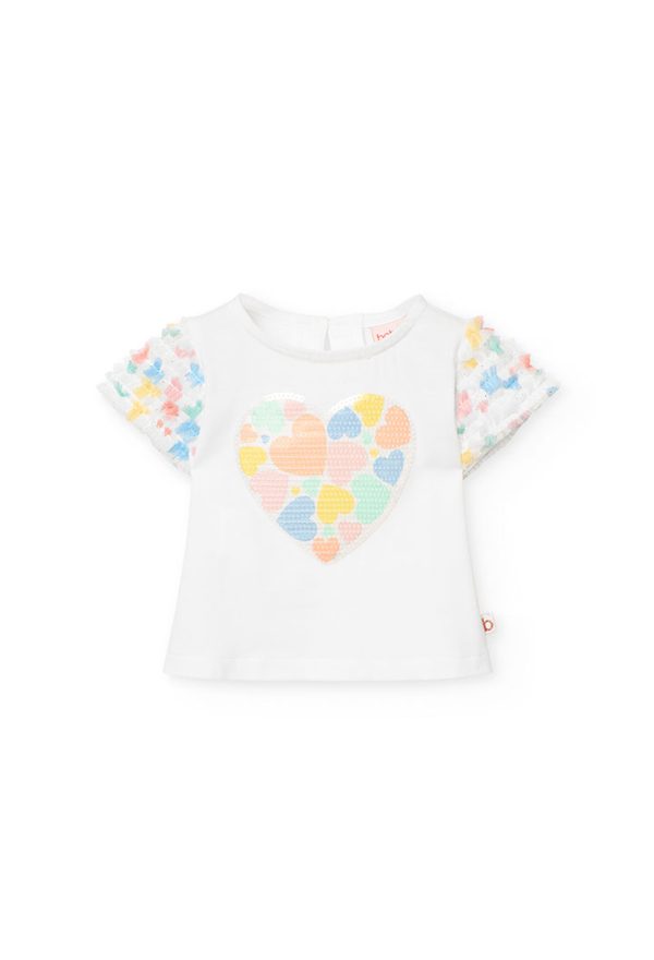 Stretch knit t-Shirt for baby -BCI