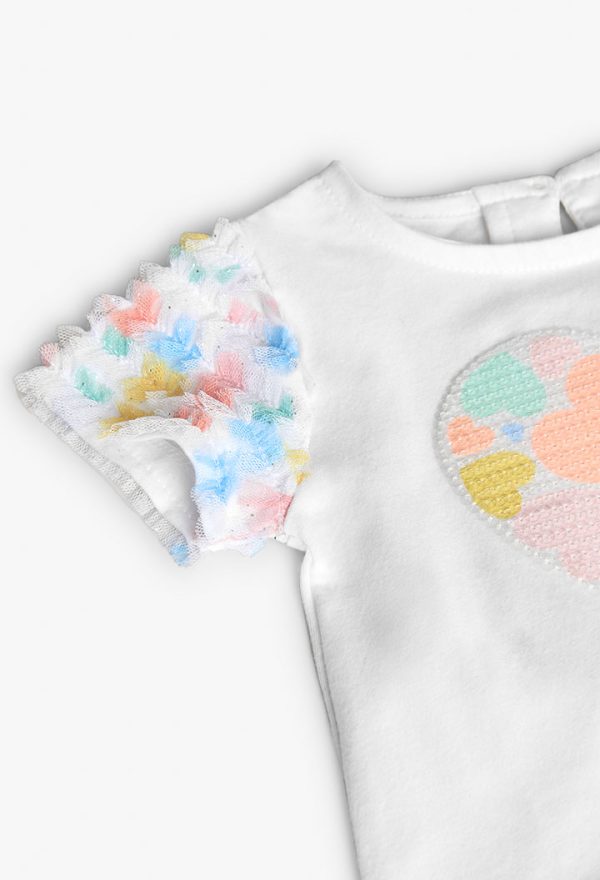 Stretch knit t-Shirt for baby -BCI - Image 4