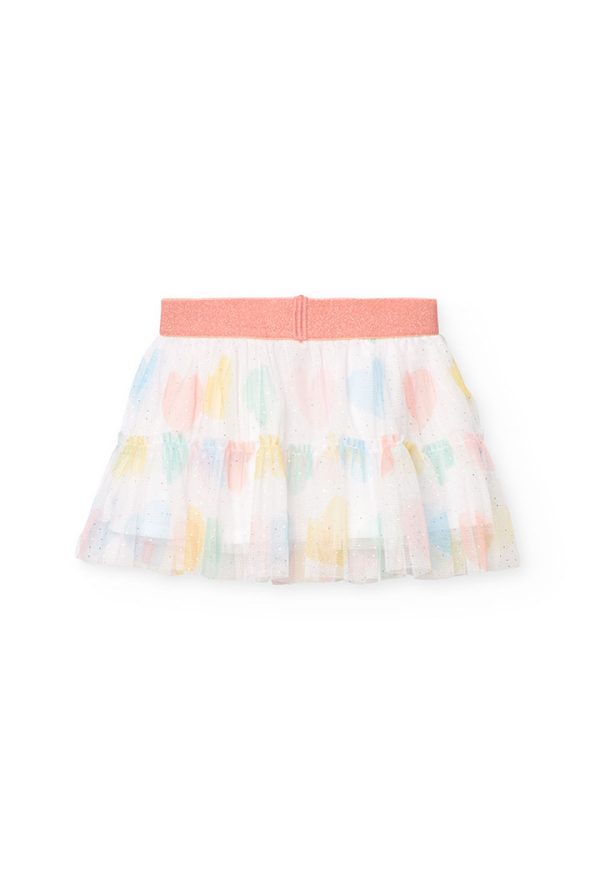 Tulle skirt hearts for baby girl - Image 2