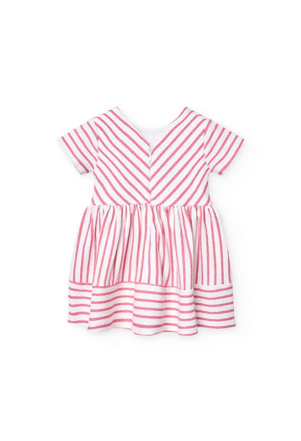 Knit dress striped for baby girl - Image 2