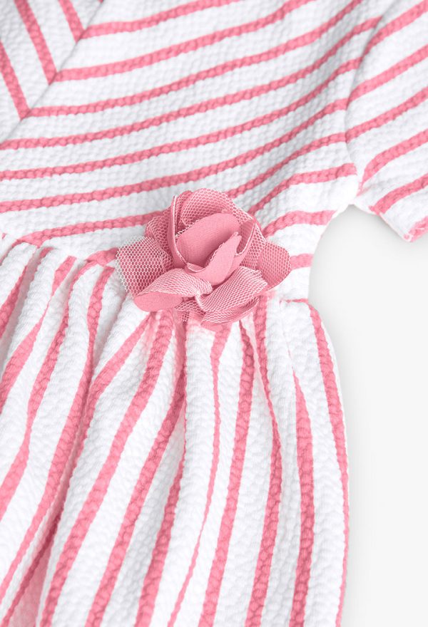 Knit dress striped for baby girl - Image 4