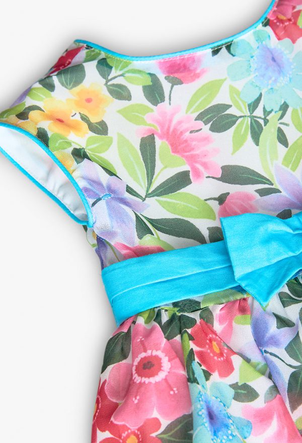 Chiffon dress floral for baby girl -BCI - Image 3
