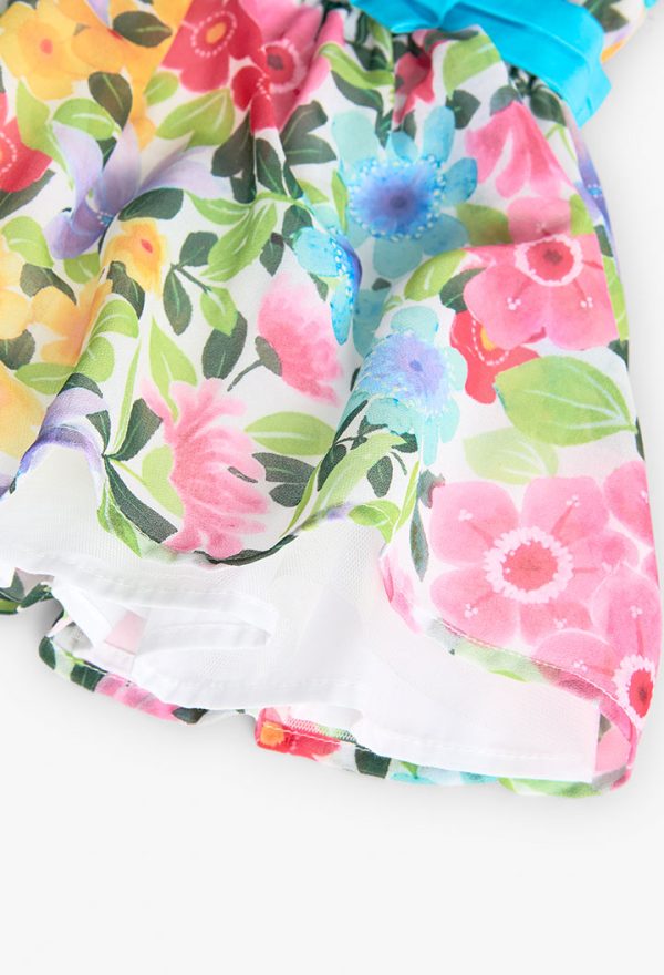 Chiffon dress floral for baby girl -BCI - Image 4