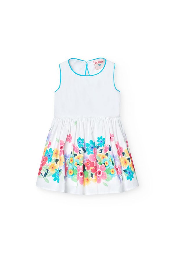 Satin sleevless dress for baby -BCI