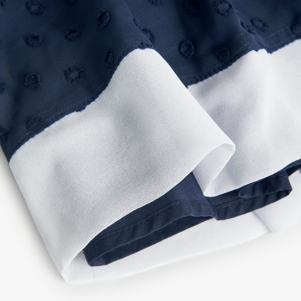 Φόρεμα chiffon navy blu Boboli Chic Kids - Image 4