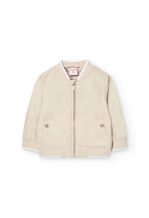 Linen jacket for baby boy -BCI