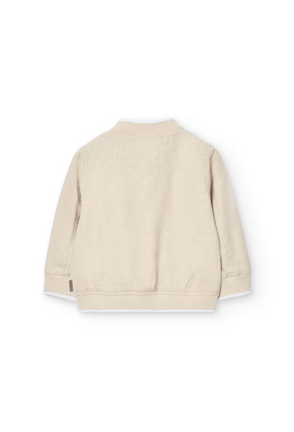Linen jacket for baby boy -BCI - Image 2