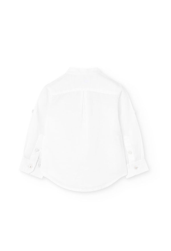 Linen shirt long sleeves for baby -BCI - Image 2