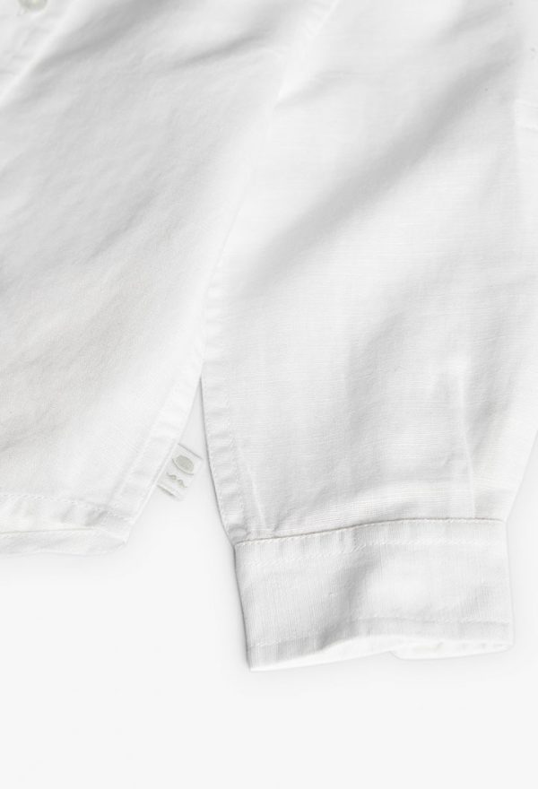 Linen shirt long sleeves for baby -BCI - Image 4