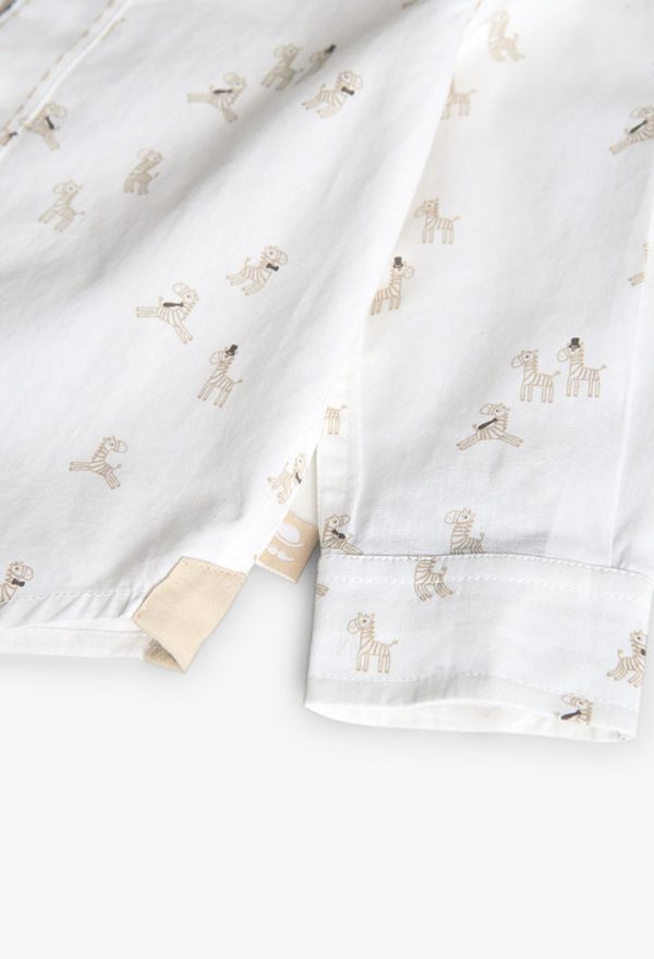 Poplin shirt printed for baby -BCI - Image 4