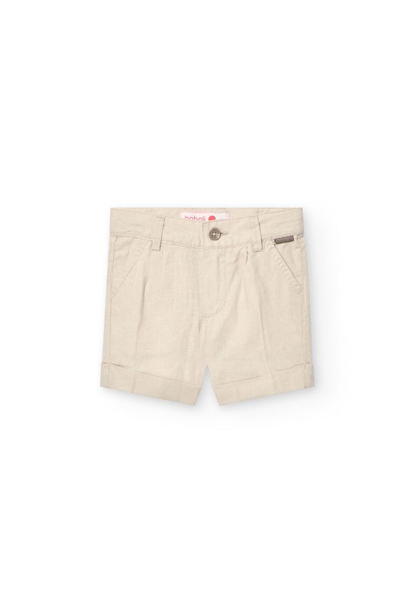 Linen bermuda shorts for baby boy -BCI