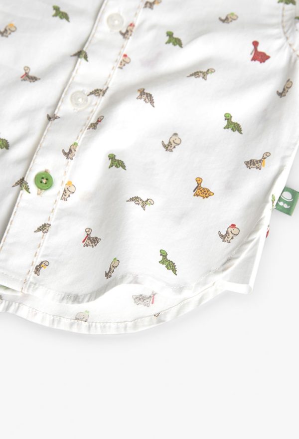 Poplin shirt printed for baby -BCI - Image 4