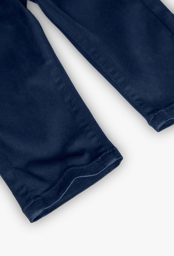 Stretch satin trousers for baby -BCI - Image 4