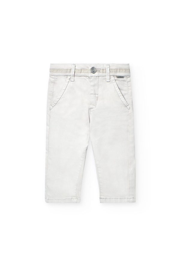 Stretch satin trousers for baby -BCI