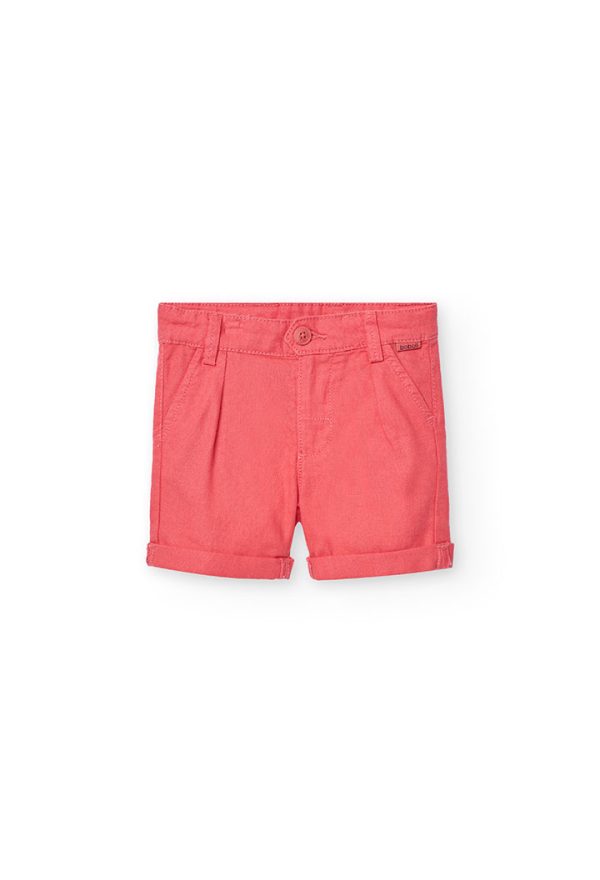 Linen bermuda shorts for baby boy -BCI