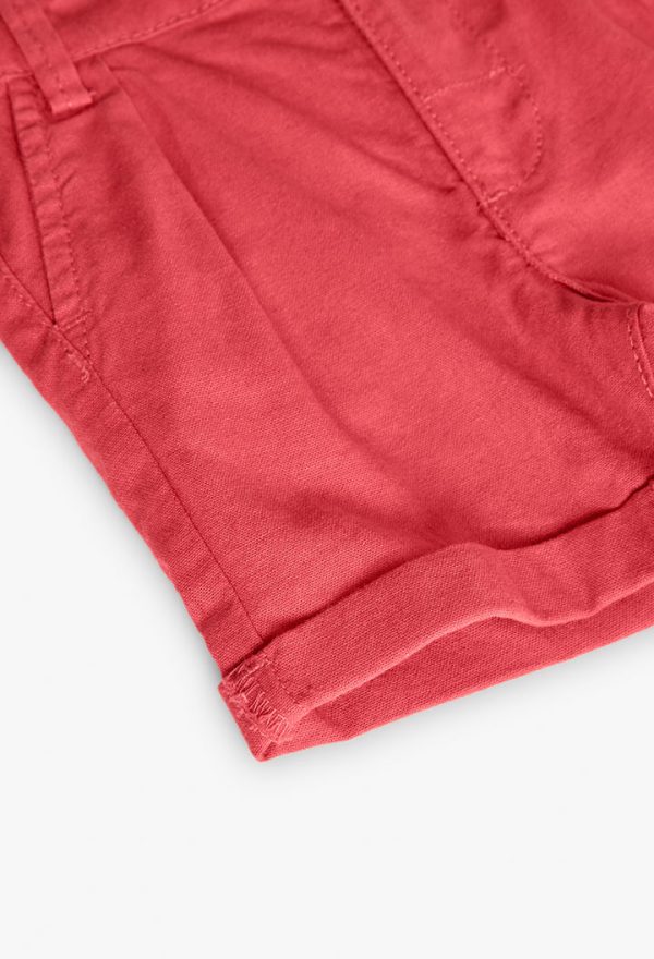 Linen bermuda shorts for baby boy -BCI - Image 4