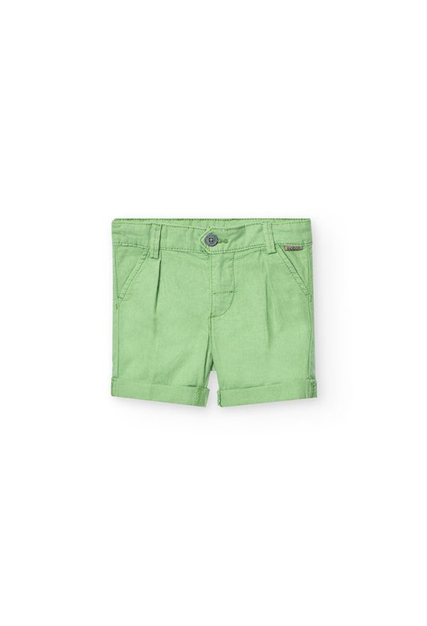 Linen bermuda shorts for baby boy -BCI