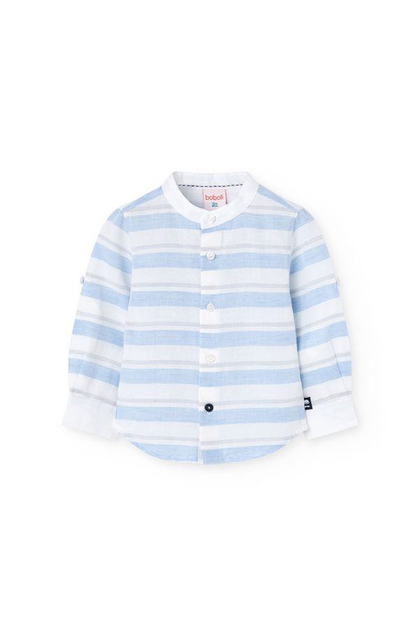 Shirt linen striped for baby -BCI