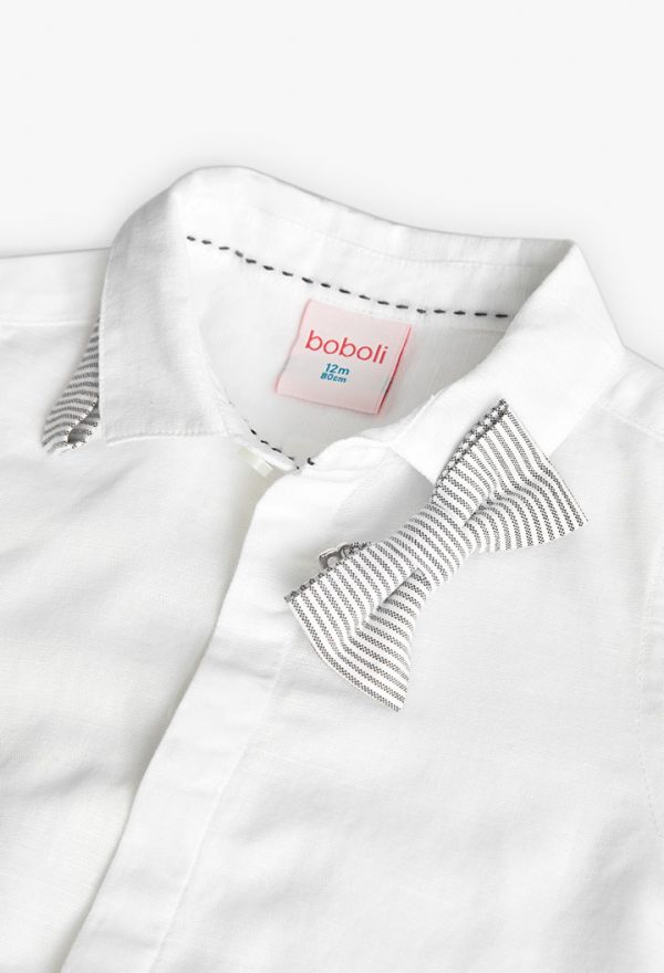 Shirt linen for baby -BCI - Image 3
