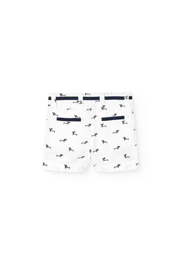 Oxford bermuda shorts for baby boy -BCI - Image 2