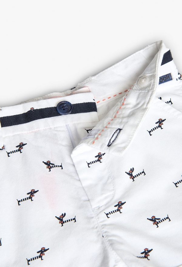 Oxford bermuda shorts for baby boy -BCI - Image 3
