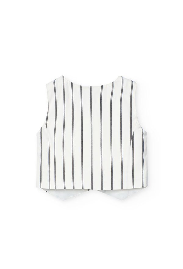 Vest striped for girl - Image 2
