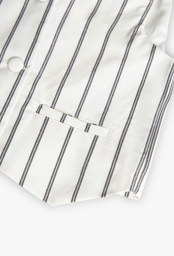 Vest striped for girl - Image 4