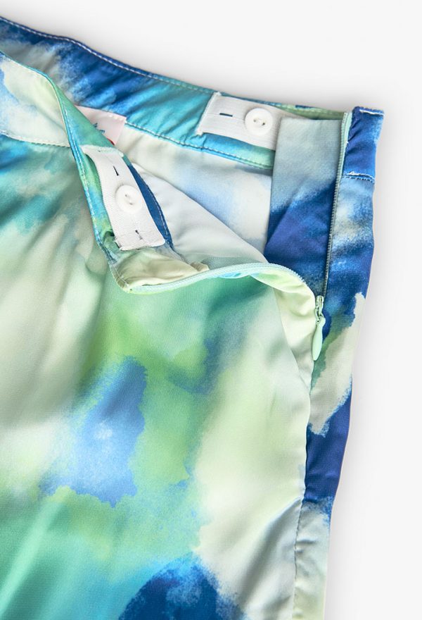 Satin trousers printed for girl - Image 3