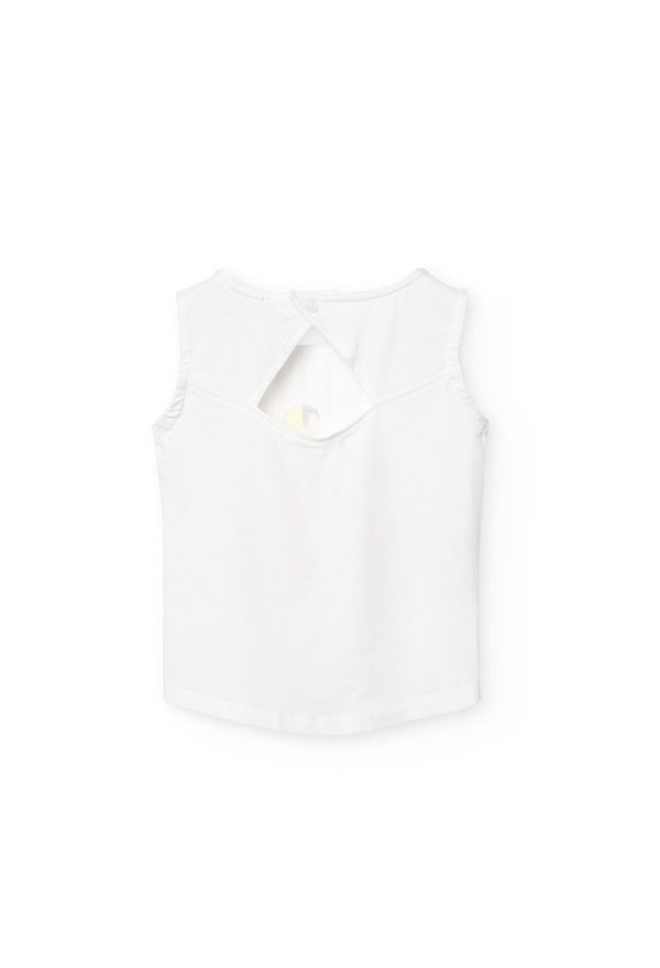 Stretch knit t-Shirt for girl -BCI - Image 2