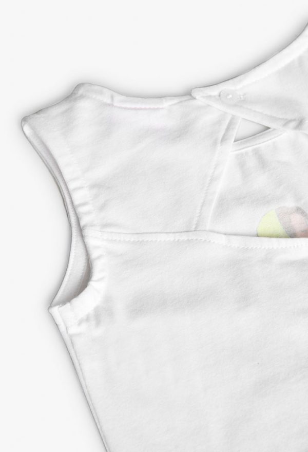 Stretch knit t-Shirt for girl -BCI - Image 4