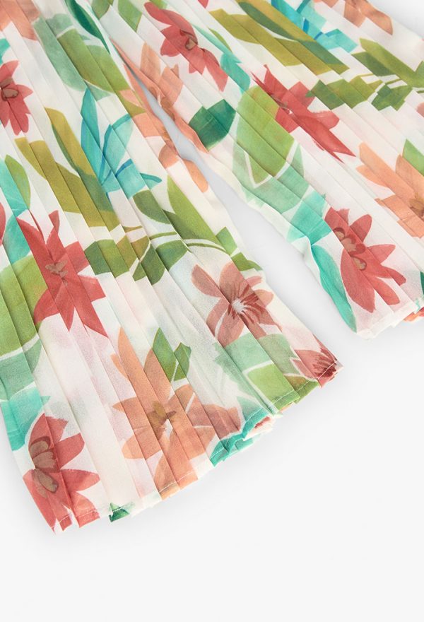 Jumpsuit gauze floral for girl -BCI - Image 4