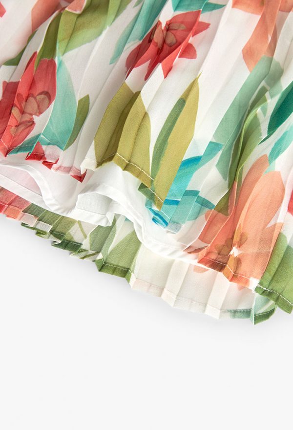 Skirt gauze floral for girl -BCI - Image 4