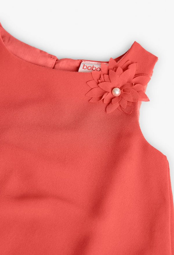Blouse gauze sleevless for girl - Image 3