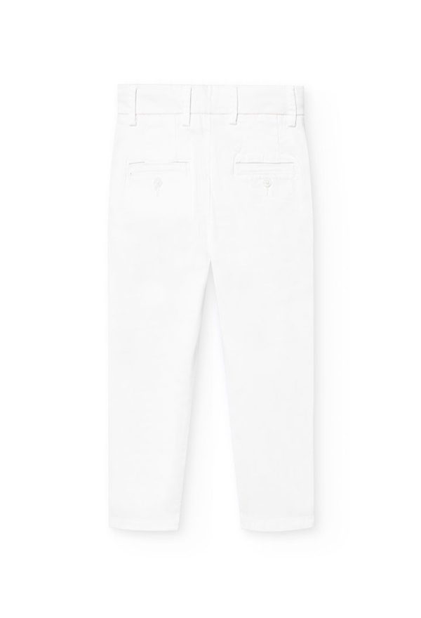 Stretch satin trousers for boy -BCI - Image 2