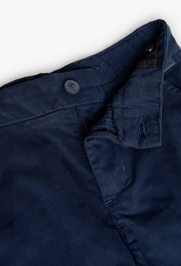 Stretch satin trousers for boy -BCI - Image 3