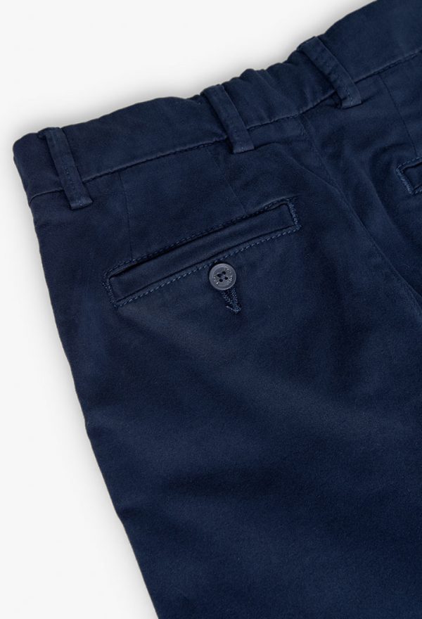 Stretch satin trousers for boy -BCI - Image 4